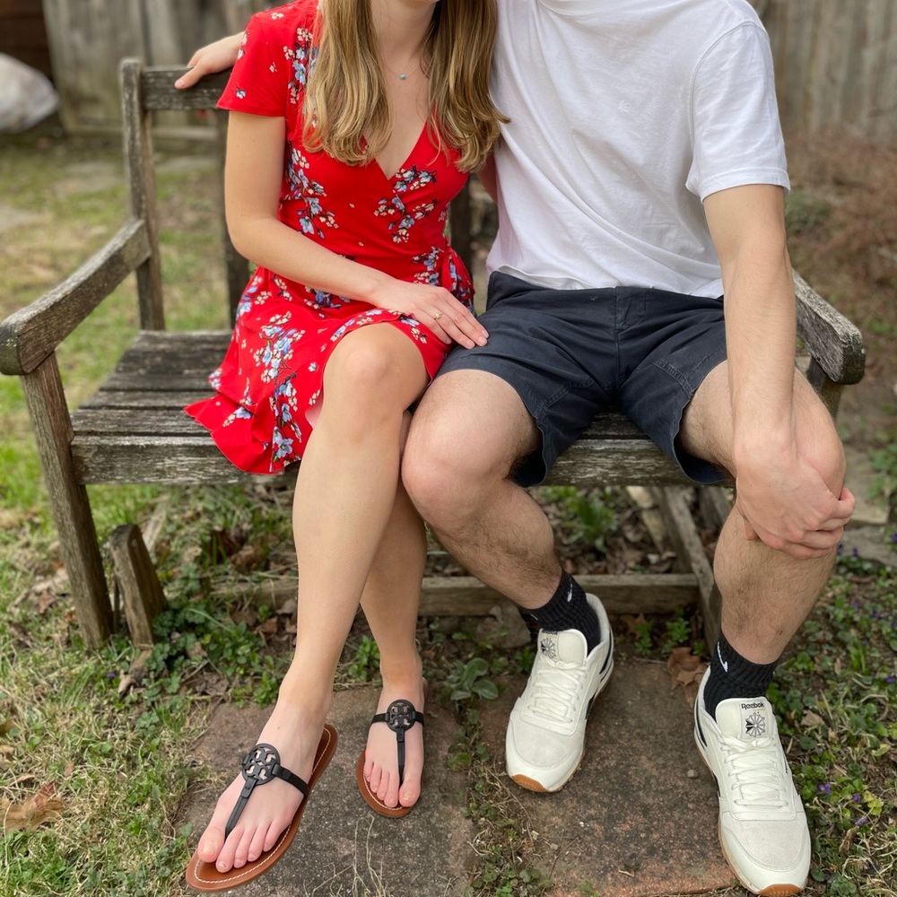 Red Floral Dress